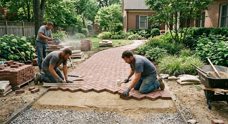 Brick Paving Installation in Norwalk, CT