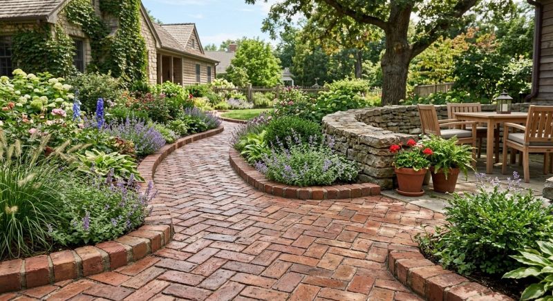 Brick Walkway Installation in West Hartford, CT