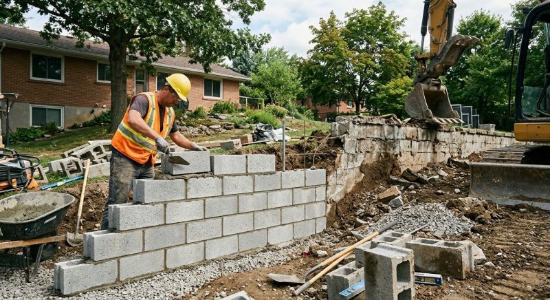 Cinder Blocks Installation in Norwalk, CT