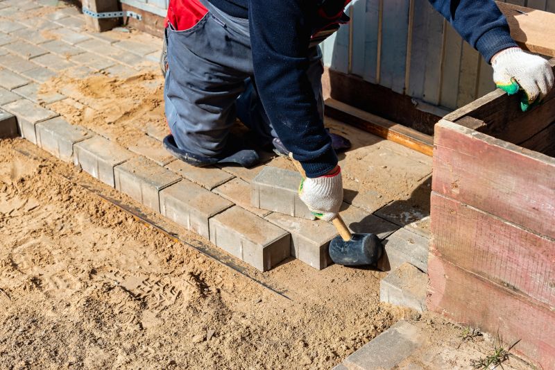 Patio Brick Installation in Providence, RI