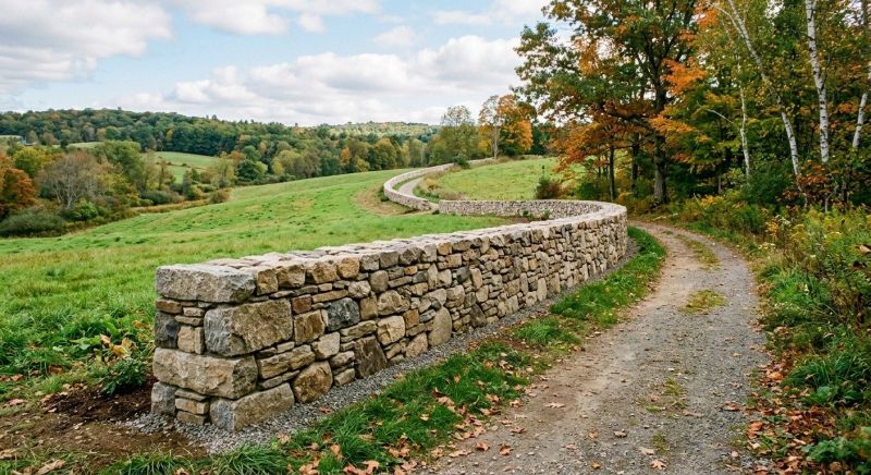 Stone Wall Replacement in Stamford, CT